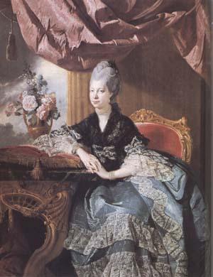 Johann Zoffany Queen Charlotte (mk25) Sweden oil painting art